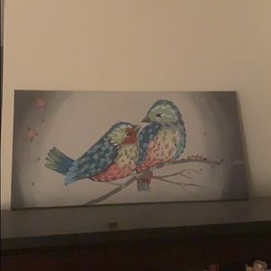 Love birds wall art